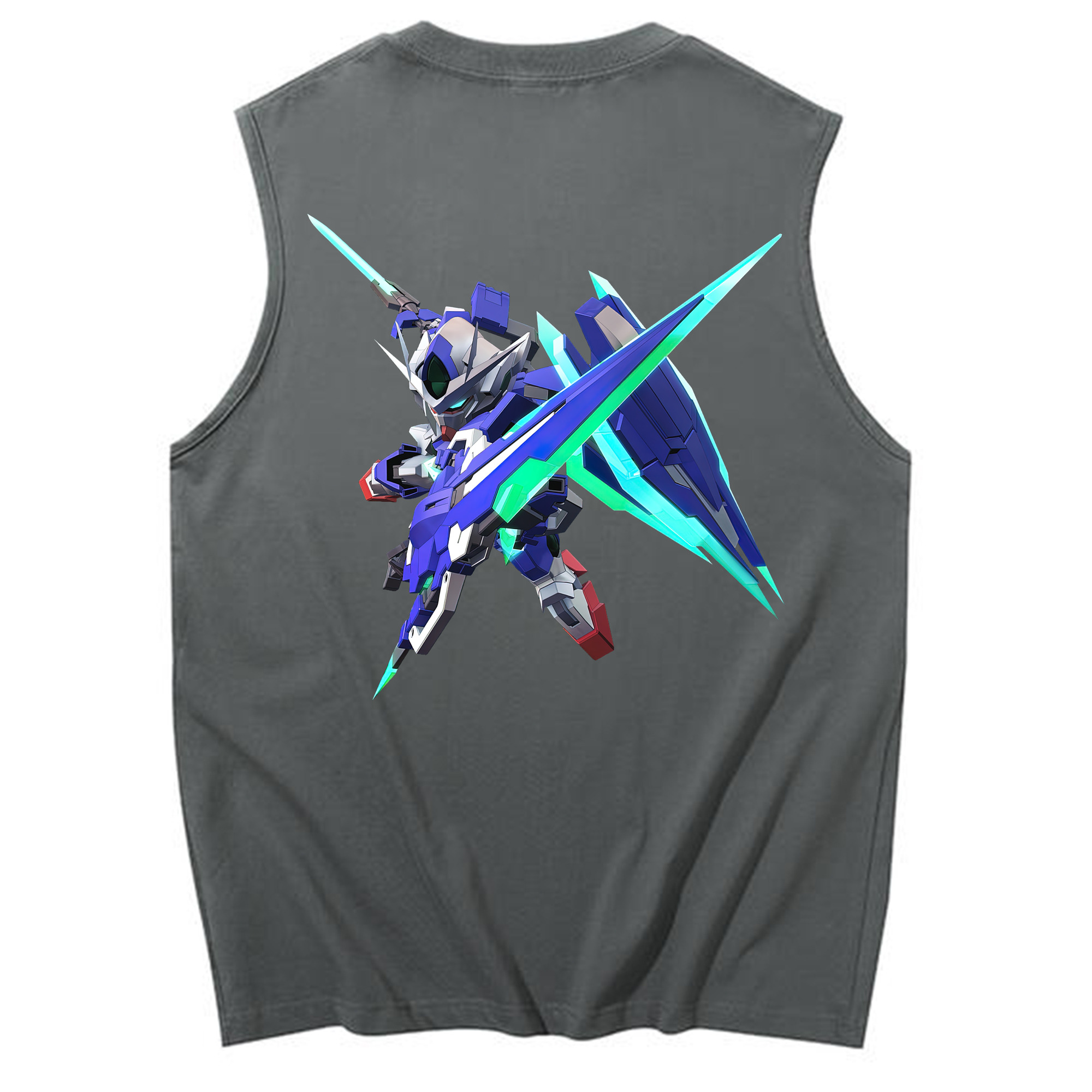 （画像用） 機動戦士ガンダム Mobile Suit Gundam コットン100％タンクトップ（背面プリント）